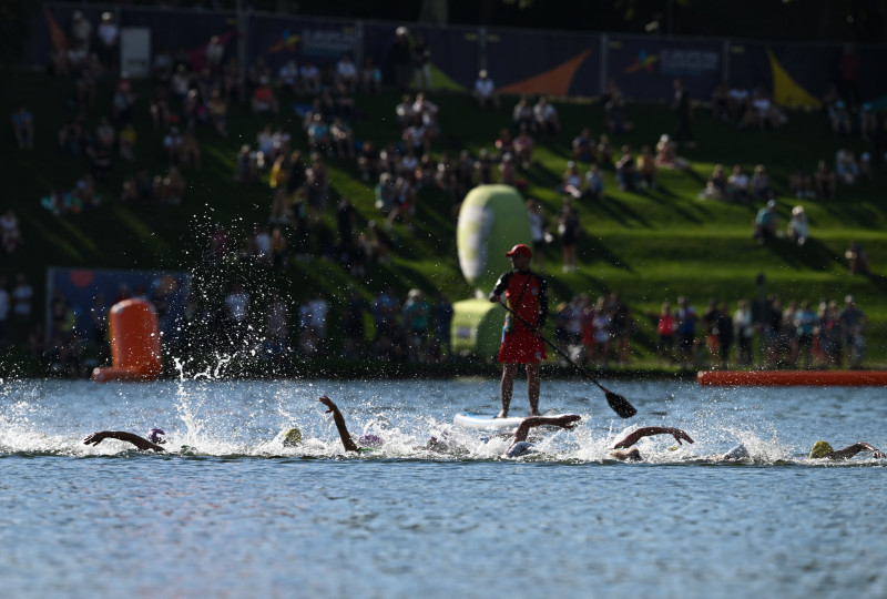 Schwimmen im Olympiasee